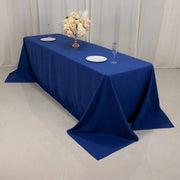 90" x 156" Cotton Blend Rectangular Tablecloth for Weddings and Events