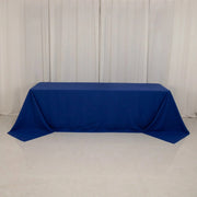 90" x 156" Cotton Blend Rectangular Tablecloth for Weddings and Events