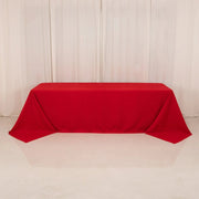 90" x 156" Cotton Blend Rectangular Tablecloth for Weddings and Events