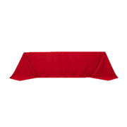 90" x 156" Cotton Blend Rectangular Tablecloth for Weddings and Events