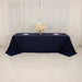 90" x 156" Cotton Blend Rectangular Tablecloth for Weddings and Events
