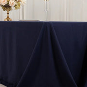 90" x 156" Cotton Blend Rectangular Tablecloth for Weddings and Events