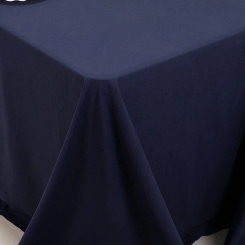 90" x 156" Cotton Blend Rectangular Tablecloth for Weddings and Events