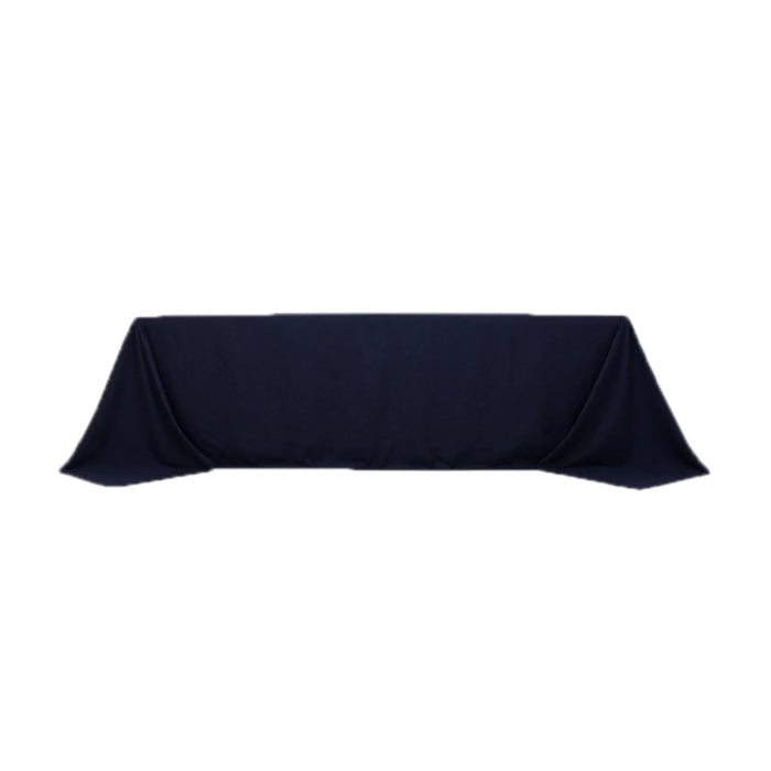 90" x 156" Cotton Blend Rectangular Tablecloth for Weddings and Events