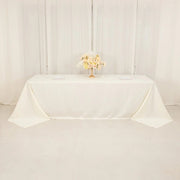 90" x 156" Cotton Blend Rectangular Tablecloth for Weddings and Events