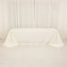 90" x 156" Cotton Blend Rectangular Tablecloth for Weddings and Events