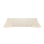 90" x 156" Cotton Blend Rectangular Tablecloth for Weddings and Events