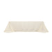 90" x 156" Cotton Blend Rectangular Tablecloth for Weddings and Events