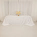 90" x 156" Cotton Blend Rectangular Tablecloth for Weddings and Events
