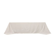 90" x 156" Cotton Blend Rectangular Tablecloth for Weddings and Events