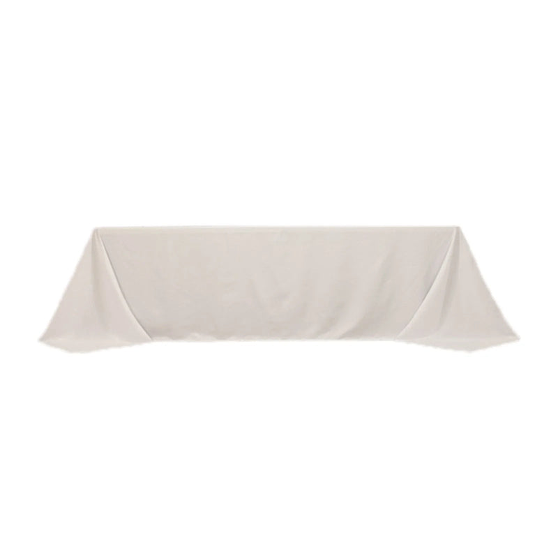90" x 156" Cotton Blend Rectangular Tablecloth for Weddings and Events