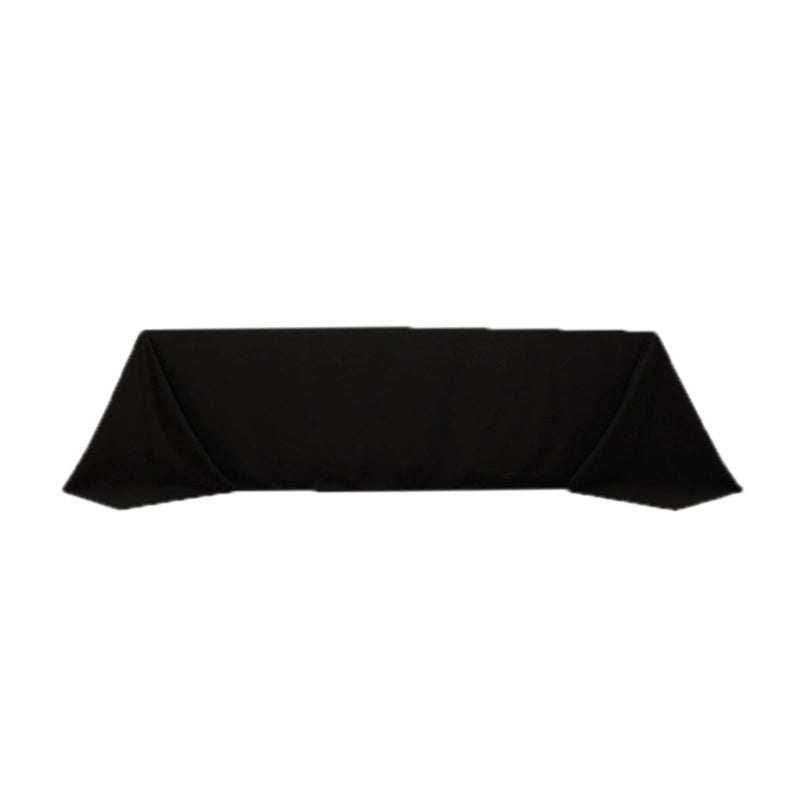 90" x 156" Cotton Blend Rectangular Tablecloth for Weddings and Events