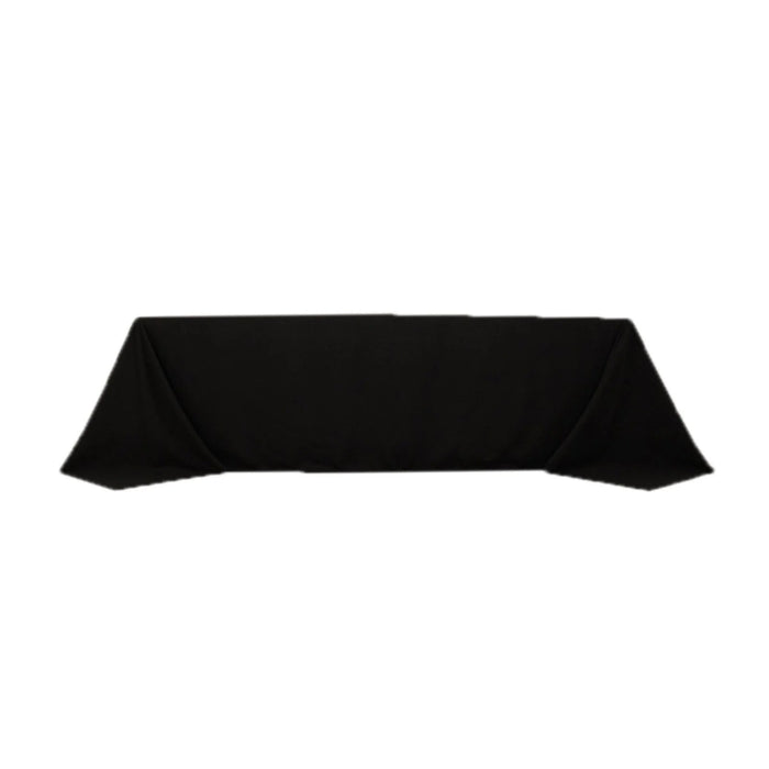90" x 156" Cotton Blend Rectangular Tablecloth for Weddings and Events
