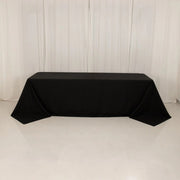 90" x 156" Cotton Blend Rectangular Tablecloth for Weddings and Events