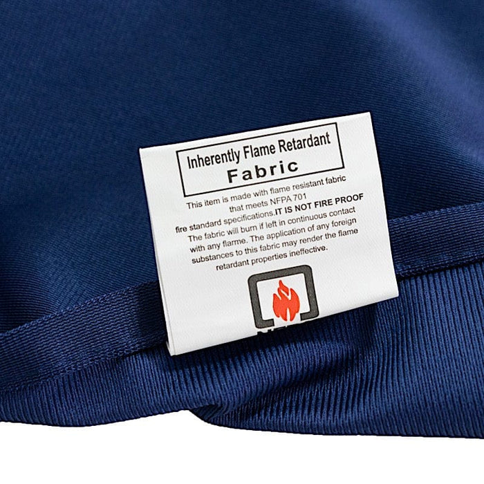 90" x 156" Fire Retardant Scuba Polyester Rectangle Tablecloth