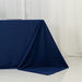 90" x 156" Fire Retardant Scuba Polyester Rectangle Tablecloth