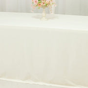 90" x 156" Fire Retardant Scuba Polyester Rectangle Tablecloth