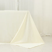 90" x 156" Fire Retardant Scuba Polyester Rectangle Tablecloth