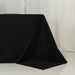 90" x 156" Fire Retardant Scuba Polyester Rectangle Tablecloth