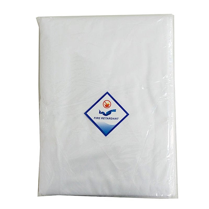 90" x 156" Fire Retardant Scuba Polyester Rectangle Tablecloth