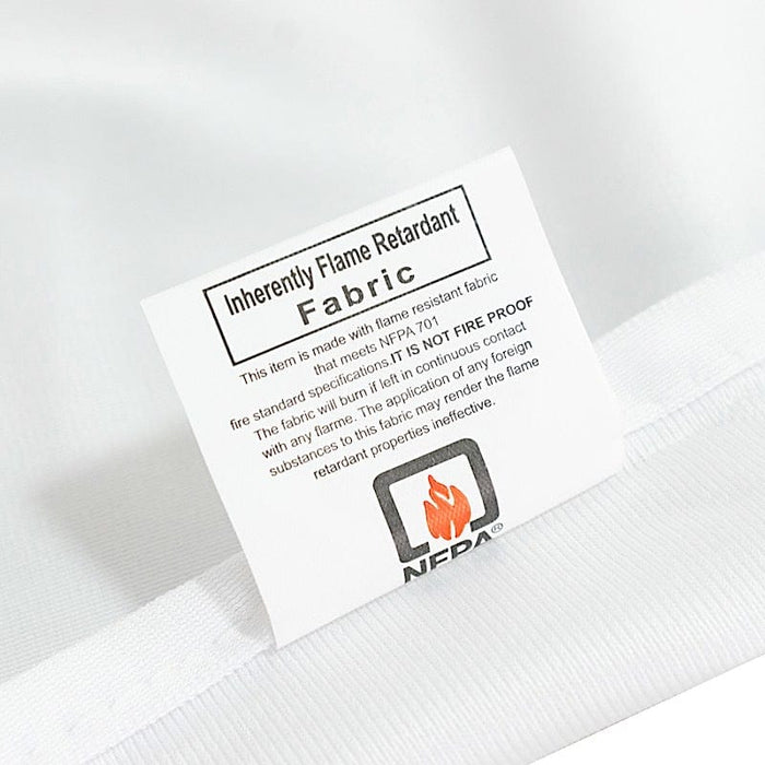 90" x 156" Fire Retardant Scuba Polyester Rectangle Tablecloth
