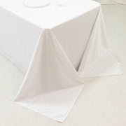 90" x 156" Fire Retardant Scuba Polyester Rectangle Tablecloth