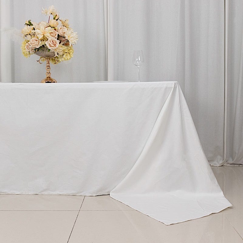 90" x 156" High Quality Cotton Rectangular Tablecloth