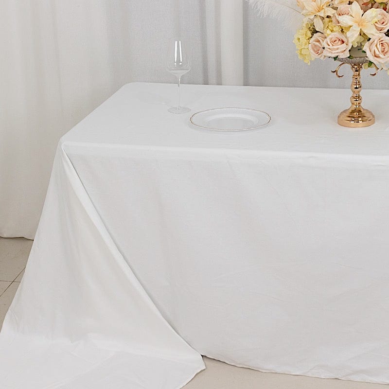 90" x 156" High Quality Cotton Rectangular Tablecloth