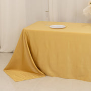 90" x 156" Lamour Satin Rectangular Tablecloth