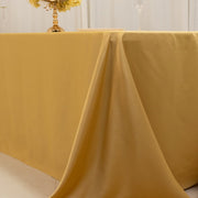 90" x 156" Lamour Satin Rectangular Tablecloth