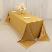 90" x 156" Lamour Satin Rectangular Tablecloth