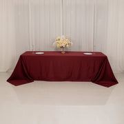 90" x 156" Lamour Satin Rectangular Tablecloth