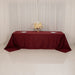 90" x 156" Lamour Satin Rectangular Tablecloth