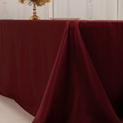 90" x 156" Lamour Satin Rectangular Tablecloth