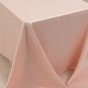 90" x 156" Lamour Satin Rectangular Tablecloth