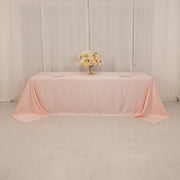 90" x 156" Lamour Satin Rectangular Tablecloth