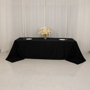 90" x 156" Lamour Satin Rectangular Tablecloth