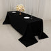 90" x 156" Lamour Satin Rectangular Tablecloth