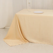 90" x 156" Lamour Satin Rectangular Tablecloth