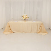 90" x 156" Lamour Satin Rectangular Tablecloth