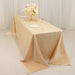 90" x 156" Lamour Satin Rectangular Tablecloth