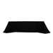 90" x 156" Lamour Satin Rectangular Tablecloth TAB_LAMR_90156_BLK