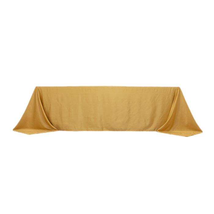 90" x 156" Lamour Satin Rectangular Tablecloth TAB_LAMR_90156_CHMP