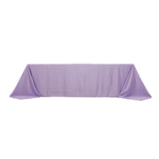 90" x 156" Lamour Satin Rectangular Tablecloth TAB_LAMR_90156_LAV