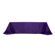 90" x 156" Lamour Satin Rectangular Tablecloth TAB_LAMR_90156_PURP