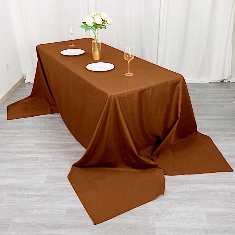 90" x 156" Polyester Rectangular Tablecloth