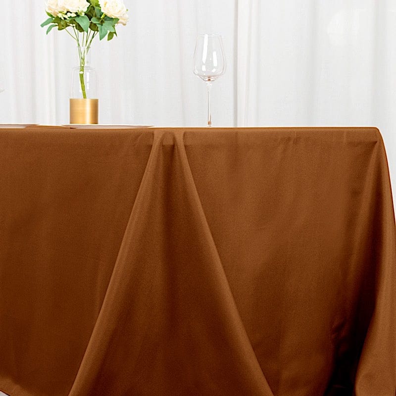 90" x 156" Polyester Rectangular Tablecloth