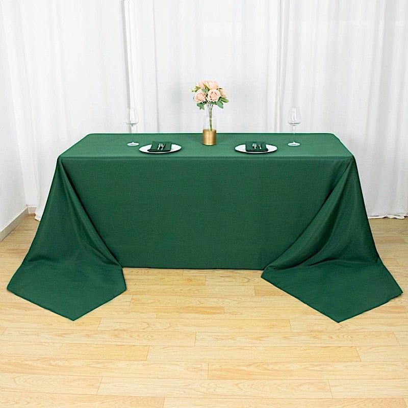 90" x 156" Premium Polyester Rectangular Tablecloth