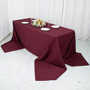 90" x 156" Premium Polyester Rectangular Tablecloth