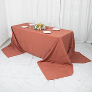 90" x 156" Premium Polyester Rectangular Tablecloth